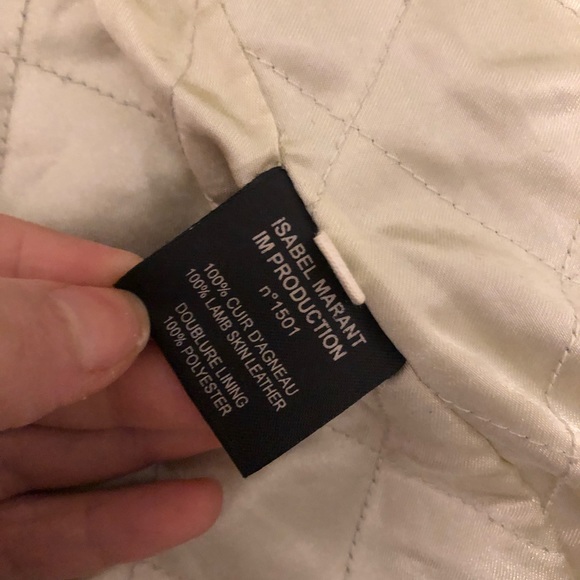 Isabel Marant Etoile lamb leather jacket - size 38 - Picture 5 of 5